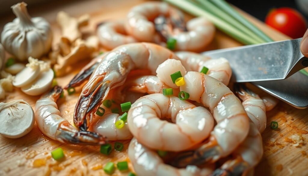 shrimp preparation