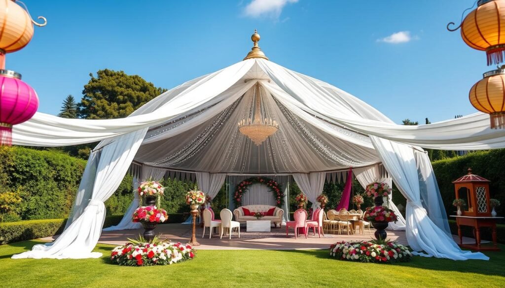 Wedding domes and outdoor party structures